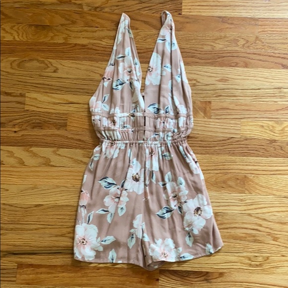La Hearts Pants - L.A Hearts Floral Pink Romper